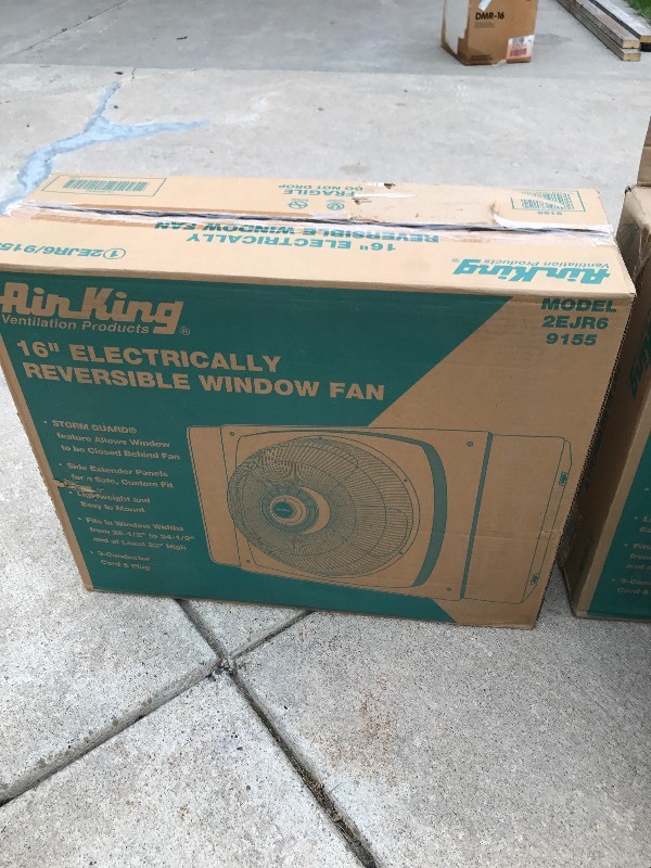 Air King 16  Reversible Window Fans (2)