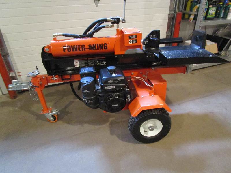 lot 5 image: Power King 60 Ton Log Splitter
