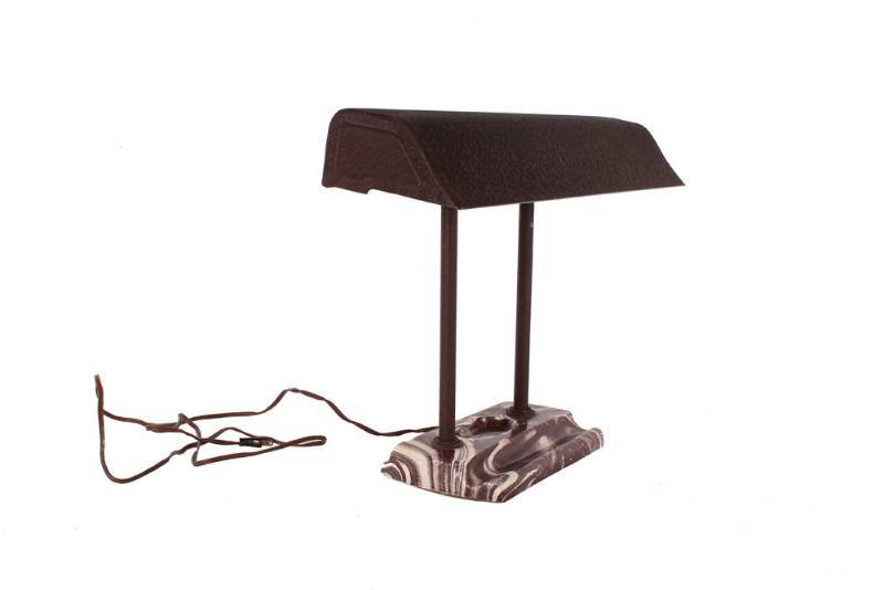 lot 20 image: Industrial MCM Desk Lamp- NEEDS NEW...
