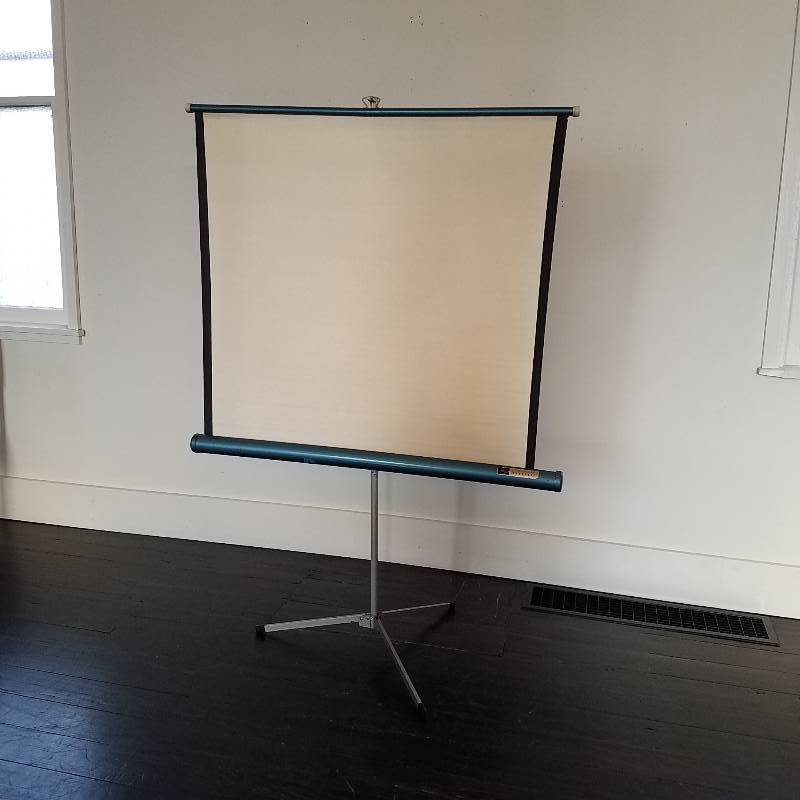 lot 29 image: Mid Century Grey-Blue Projection Sc...