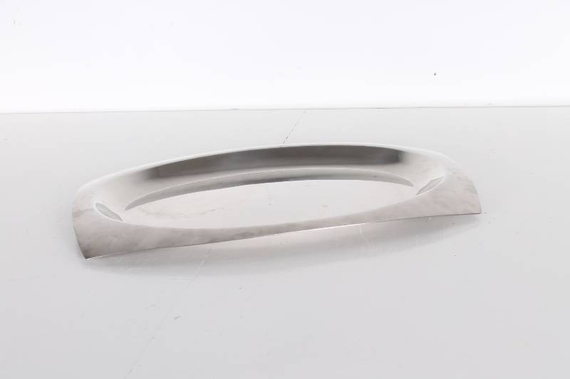 lot 56 image: Vintage Stainless Steel Serving Pla...