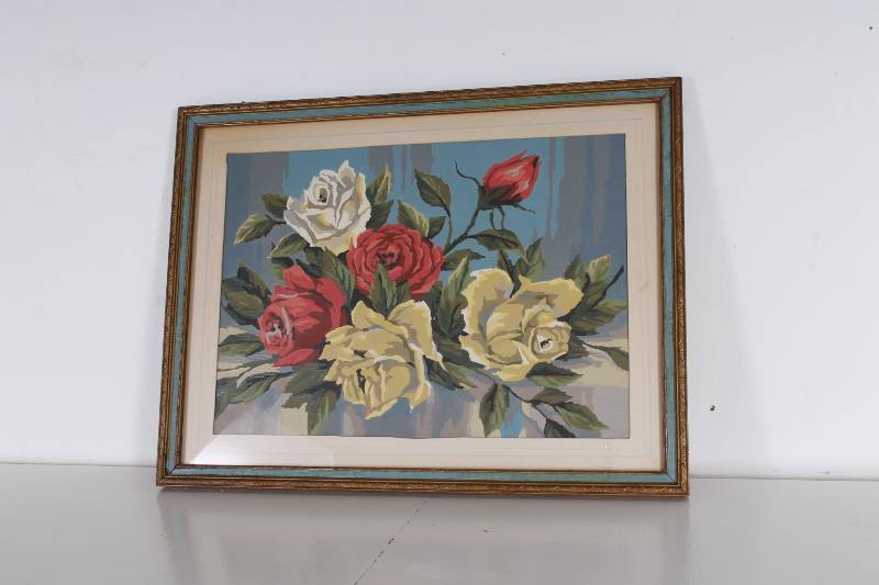 lot 64 image: Mid Century Modern Paint by Numbers...