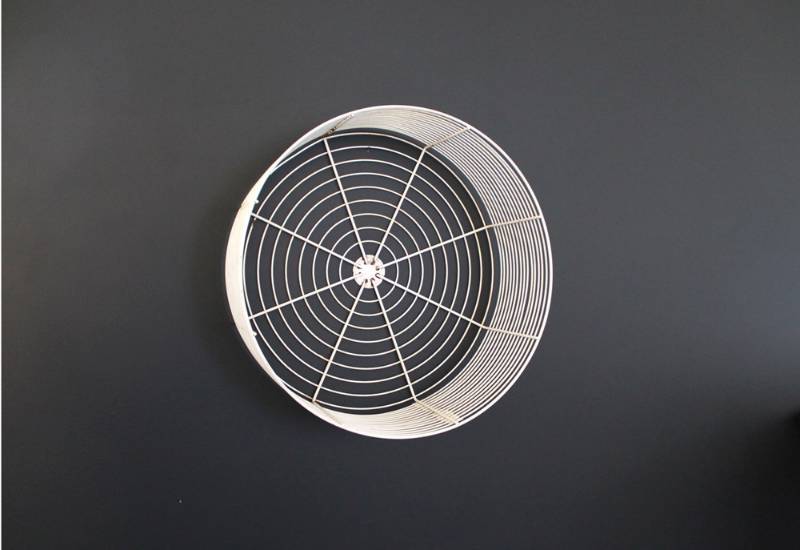 lot 108 image: Vintage White Farm Bin-Basket...