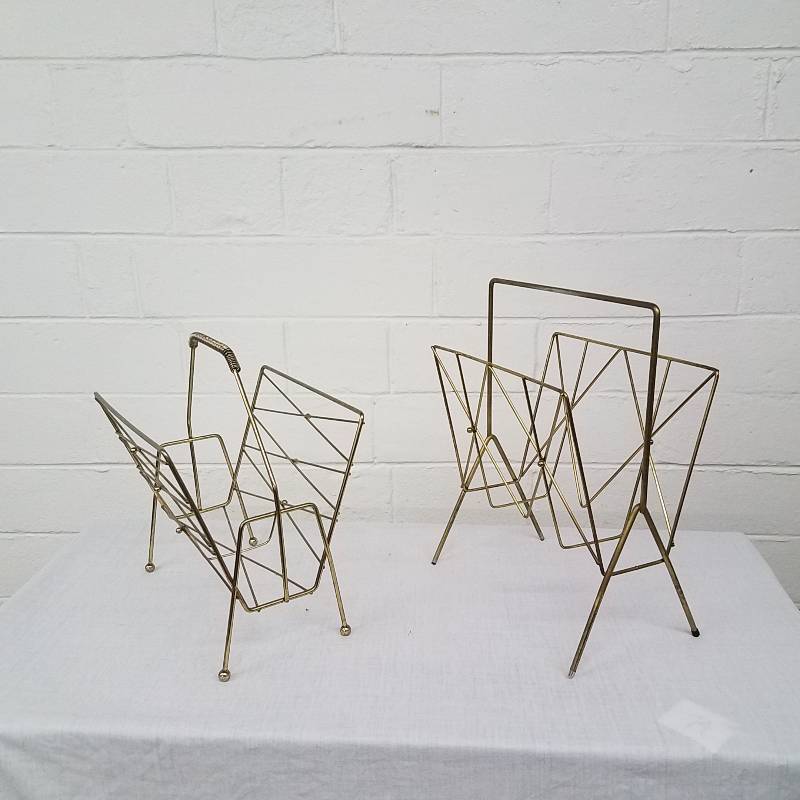 lot 114 image: Mid Century Modern Magazine Racks (...