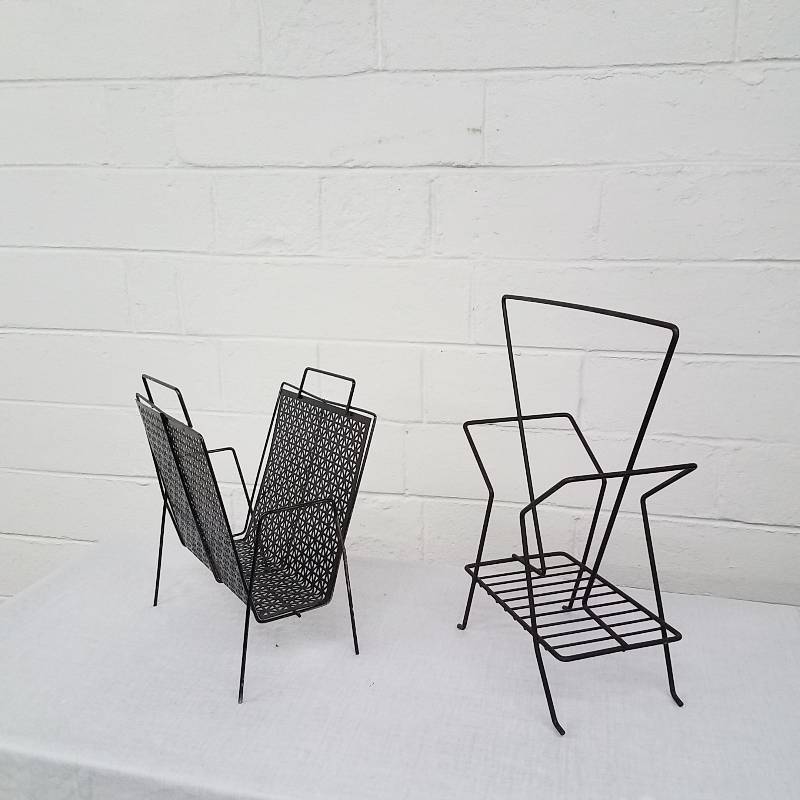 lot 115 image: Mid Century Modern Magazine Racks (...