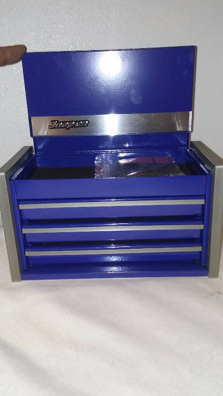 Snap On ROYAL BLUE Mini Micro Top Chest Tool Box | Father's Day