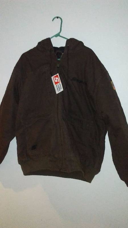 lot 13 image: XL Snap on Tools MENS Brown Work Winter Coat Jacket