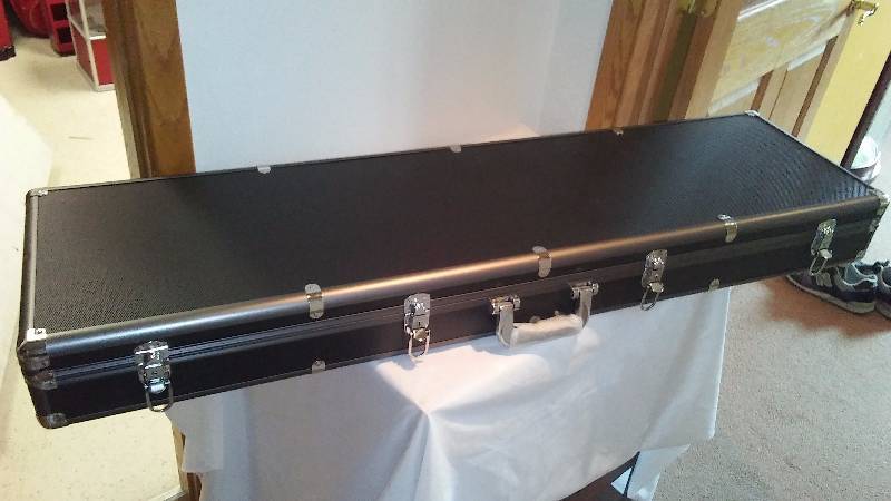 lot 76 image: Gun Case, Hard Shell, Measures 48 x 13 x 5 inches
