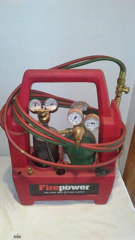 lot 81 image: Fire Power Welding and Cutting Outfit