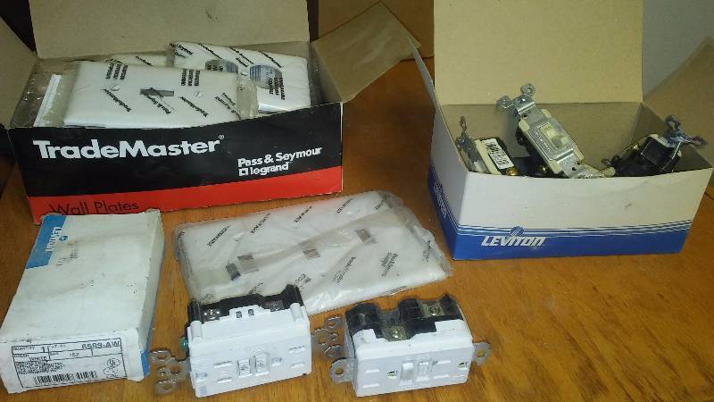 lot 12 image: GFCI Outlets, plate covers and outlets