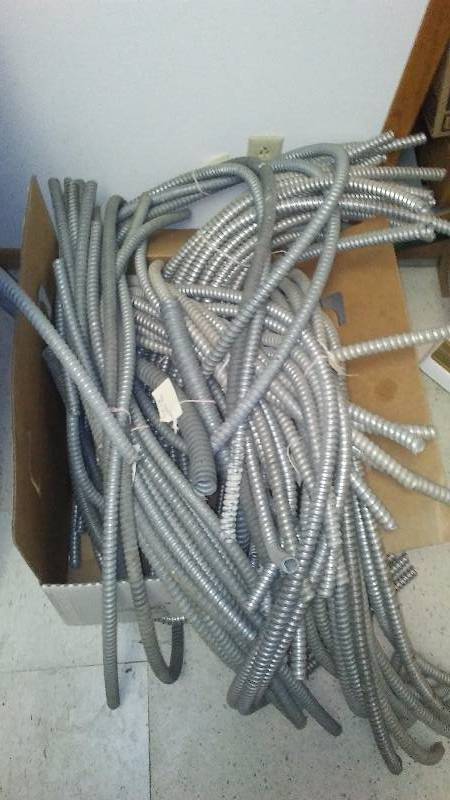 lot 62 image:  Inch Flex Steel Conduit,200  ft., Lengths are marked