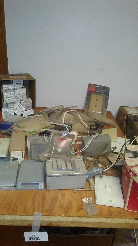 lot 88 image: Misc. Lot of 3 Way Switches, Exterior outlet covers, Lok Tab, Phone jacks Cable jack