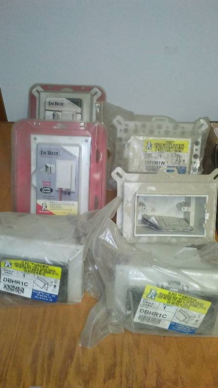 lot 107 image: Recessed Boxes w Covers, In Box (6)