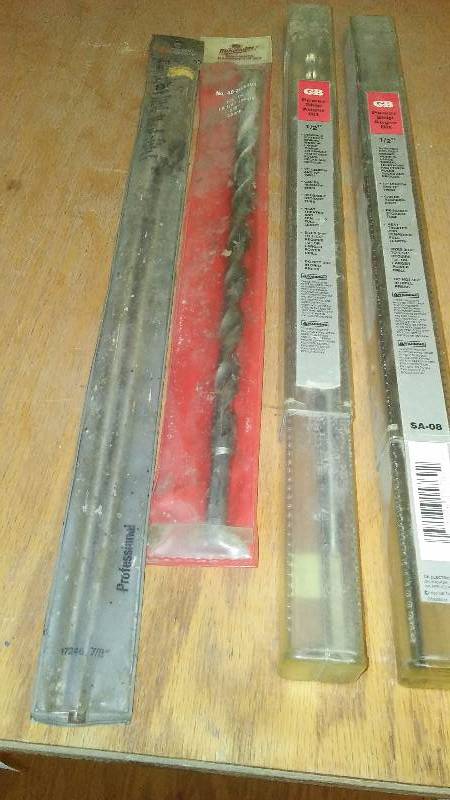 lot 140 image: Drill Bits, Long (4)