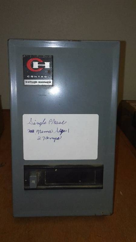 lot 146 image: Culter-Hammer, Single Phase, NEMA, Stage 1, 27 AMPS