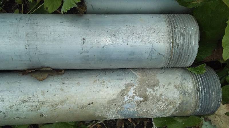 lot 183 image: 8 ft. and 10 ft. 3 in. Alloy Zinc Pipe, Strato-Ray 30 in. Air Sanitizer and more