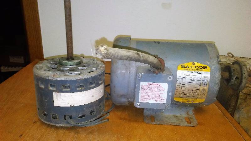 lot 163 image: Motors (2) Baldor and Amco