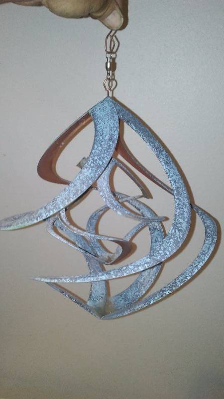 lot 83 image: Copper and Blue Wind Spiral