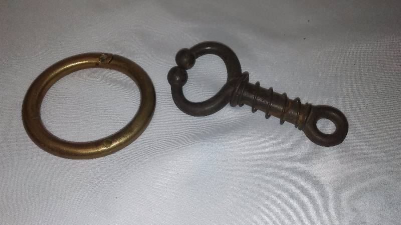 lot 96 image: Bull Nose Ring and Lead Rope Ring