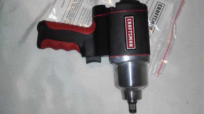 lot 112 image: Craftsman  in. Impact Wrench New in Box