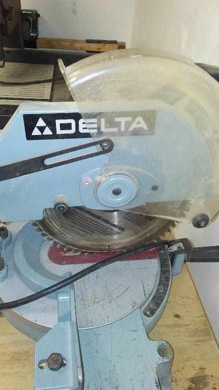 lot 2 image: 10 Inch Compound Miter Saw and stand