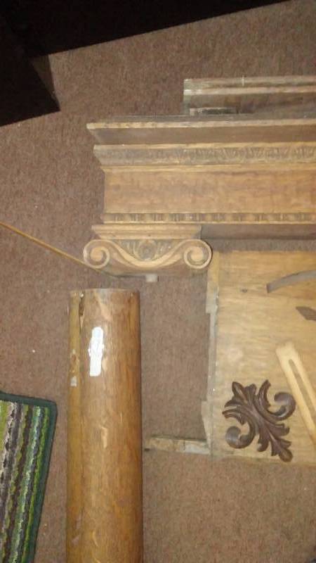 lot 116 image: Antique Fireplace Surround and Mantel
