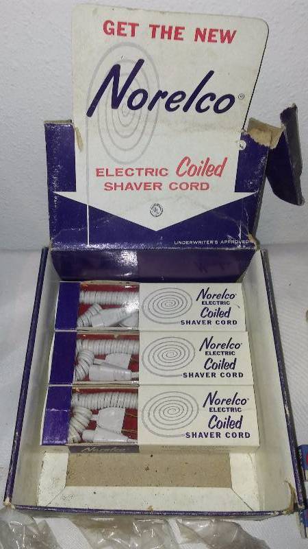 lot 117 image: Vintage Barber Supply Display