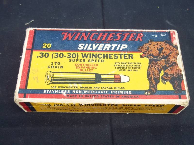 lot 64 image: Vintage Winchester 30-30 shells