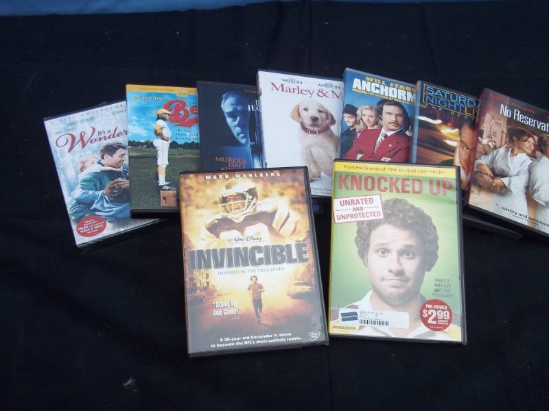 lot 120 image: Lot of  9 DVDs