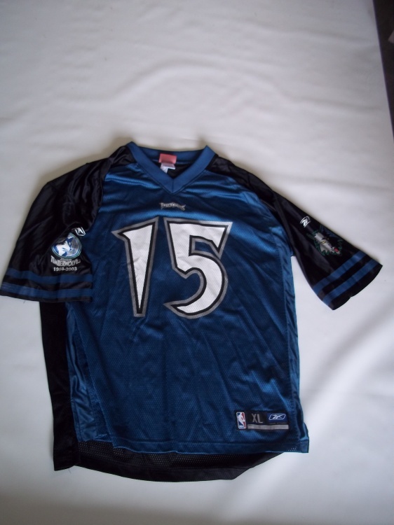 lot 164 image: Timberwolves 15 year anniversary shirt  Size XL