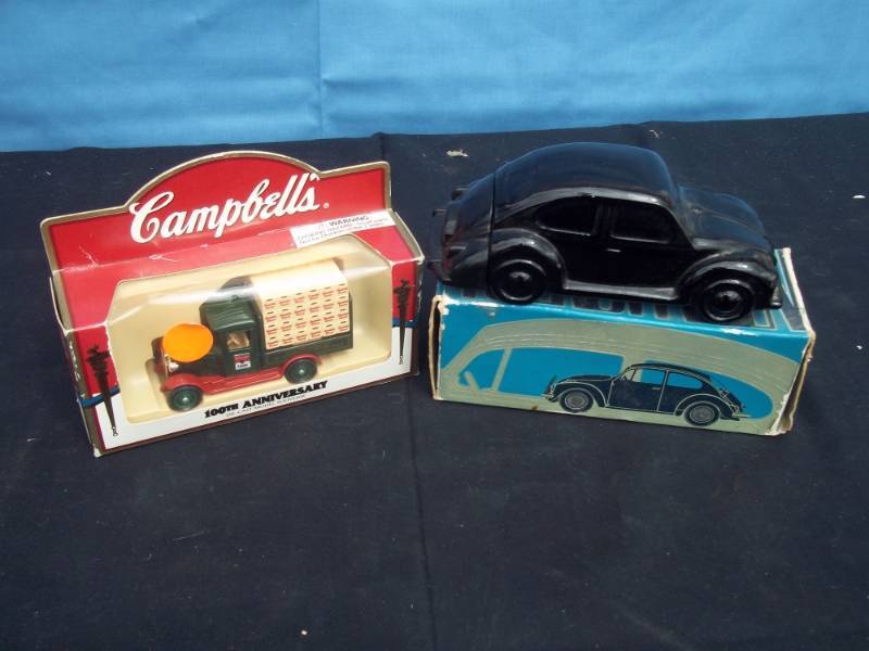 lot 170 image: Avon Volkswagen cologne and Campbells Soup truck