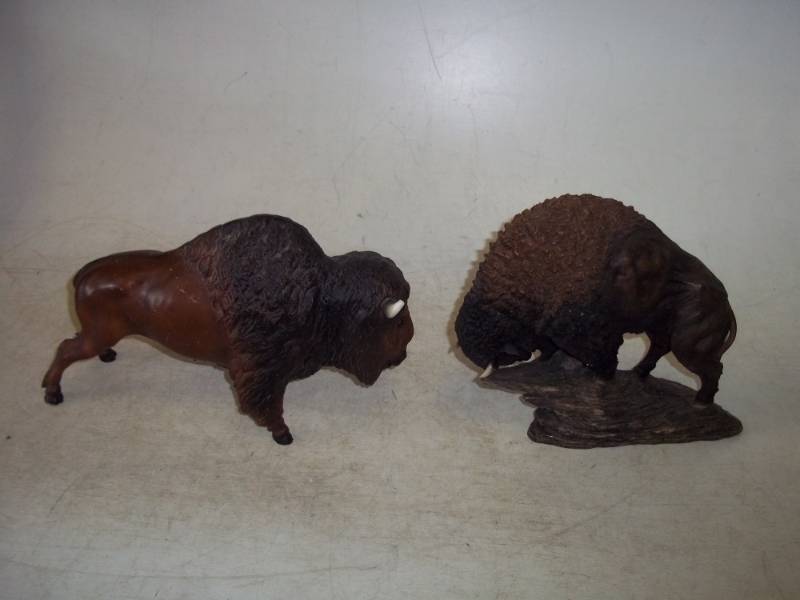 lot 179 image: Pair of Buffalo