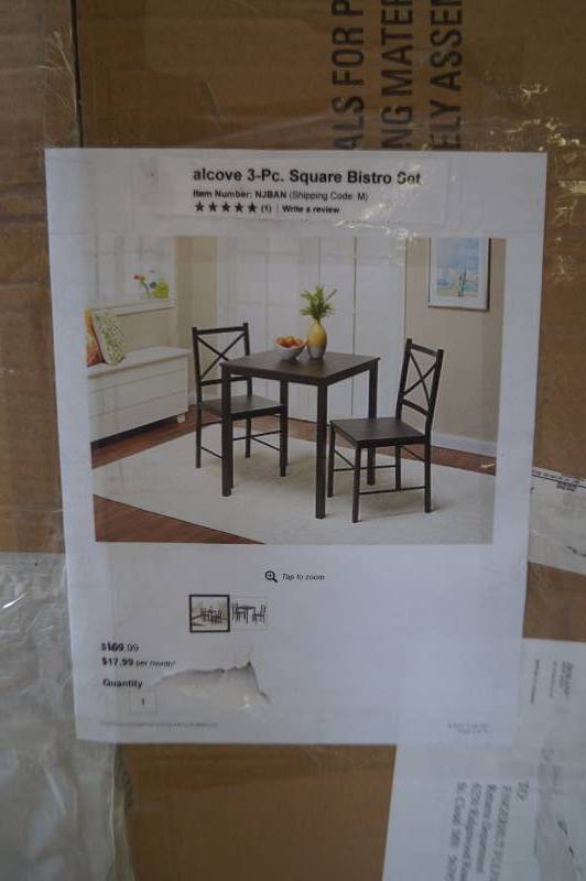 lot 57 image: Bistro Table & Chair Set