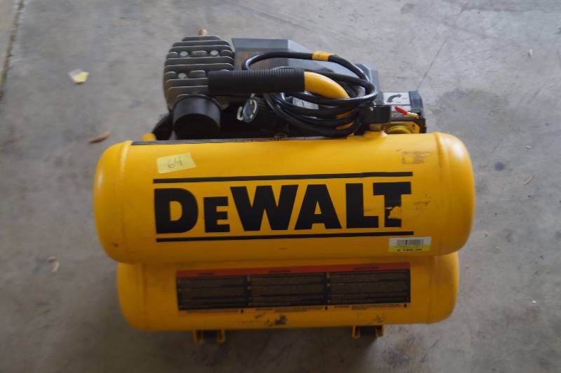lot 64 image: DeWalt Air Compressor