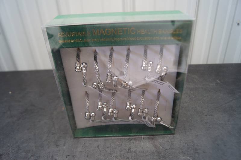 lot 125 image: Magnetic Health Bangles