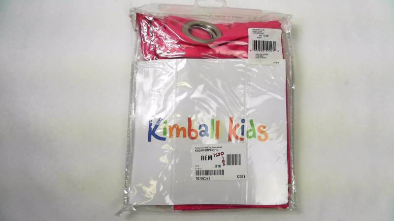 Sandy Grommet Top Panel Curtain 40x63 Pink