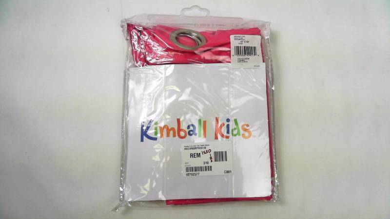 Sandy Grommet Top Panel Curtain 40x63 Pink
