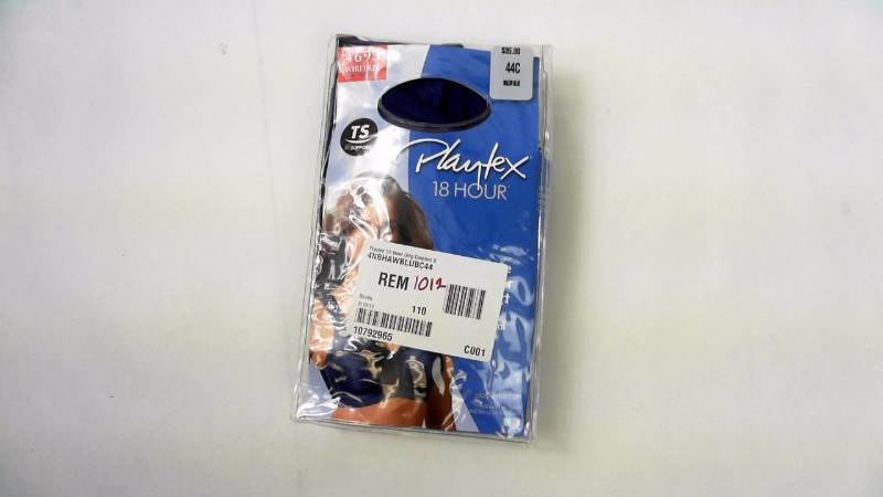 Playtex 18 Hour Original Comfort S Blue Bra  Brassiere  Brasier - Size 44 C