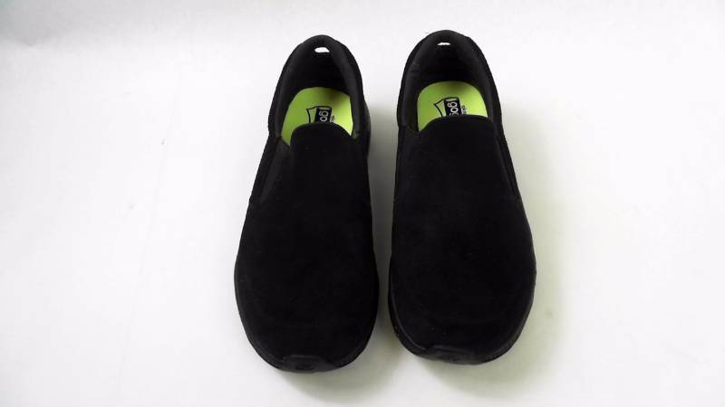Mens SK MN Go Walk Outdoor suede sl Black Shoes - Size 10.5
