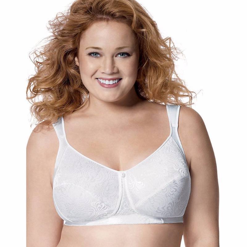 Lot of 3 Bras - Womens Cortland Longline SoftCup White Bra  Brassiere  Brasier & JMS Gel Cushion Strap Wirefree White 46 D & Cortland Wire Bra White 48 D MSRP - $34.99