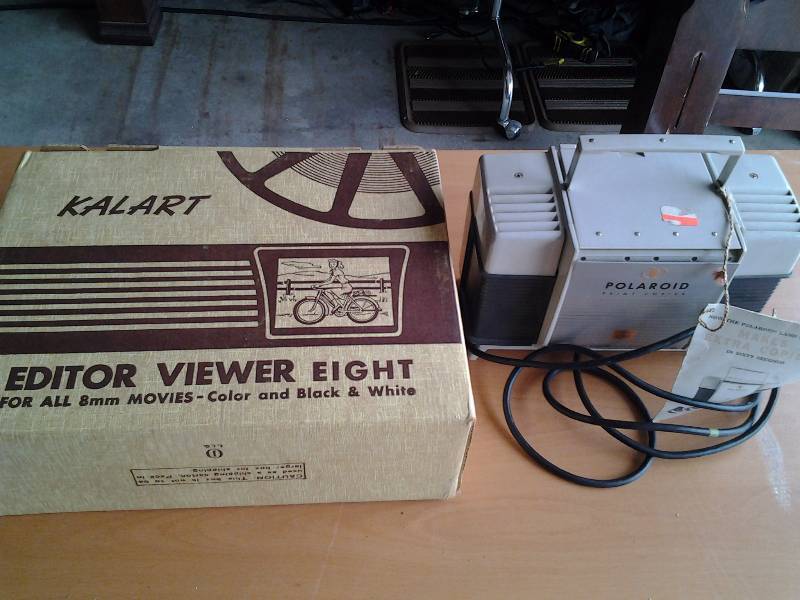 lot 47 image: Vintage Kalart 8mm EditorViewer & Polaroid Printer Copier