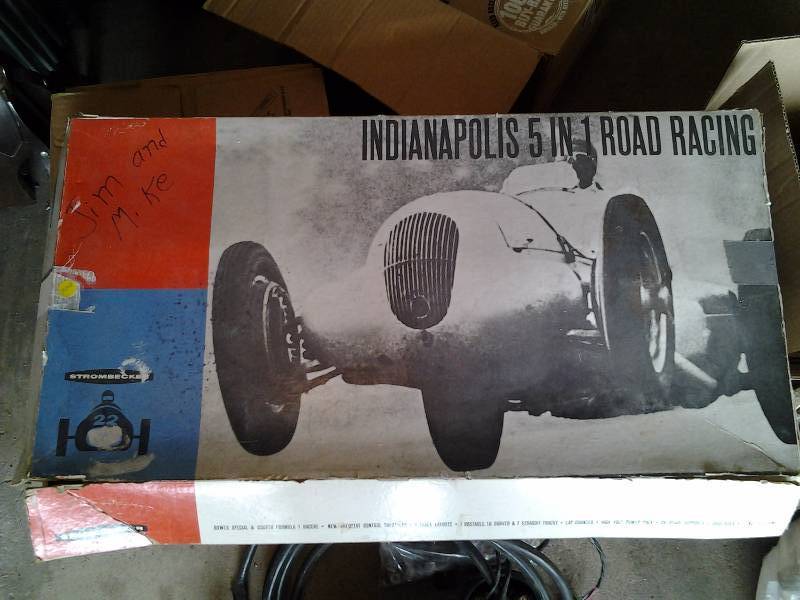 lot 58 image: Vintage 1960s Strombecker Indianapolis 5 In 1 Road Racing