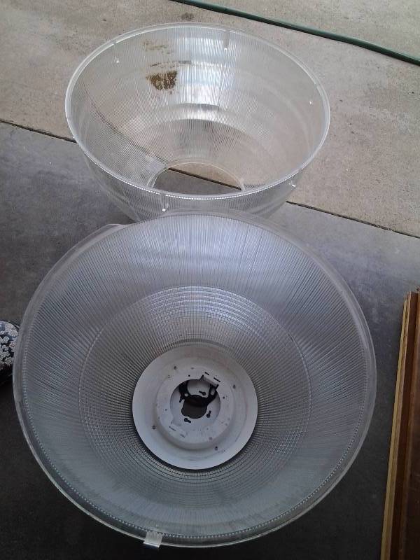 lot 77 image: 2-26 Inch Diameter Outdoor Light Globes