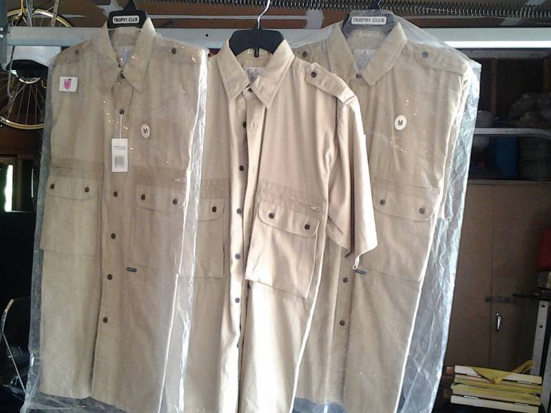 lot 87 image: 3-Mens Size Medium Trophy Club Shirts (2-New With Tags)