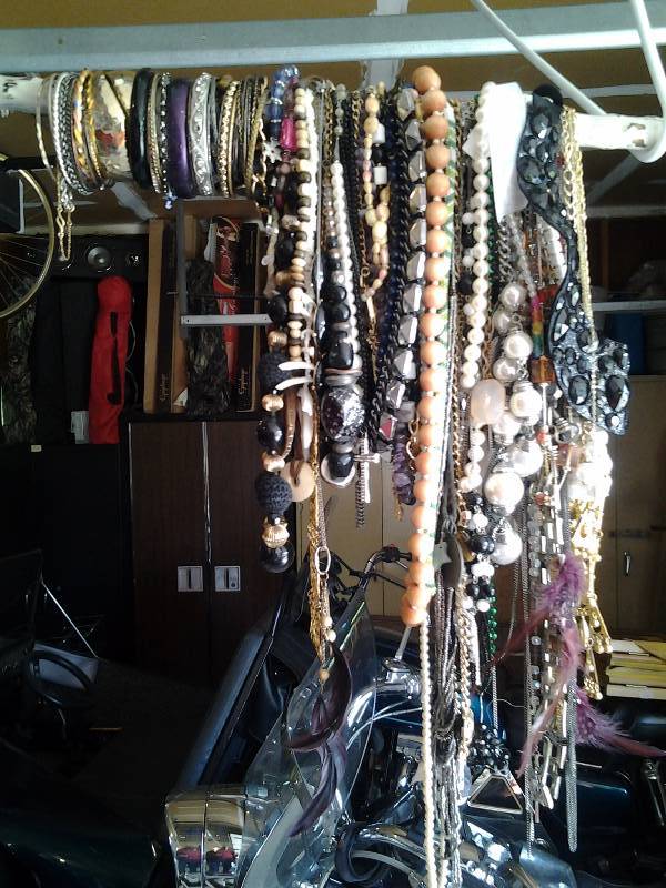 lot 89 image: Large Lot Of Jewelry-Bracelets, Necklaces, Beaded Collar (Approx. 150 Pieces)