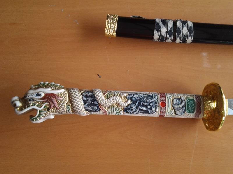 lot 104 image: 40 Inch Sword With Sheath
