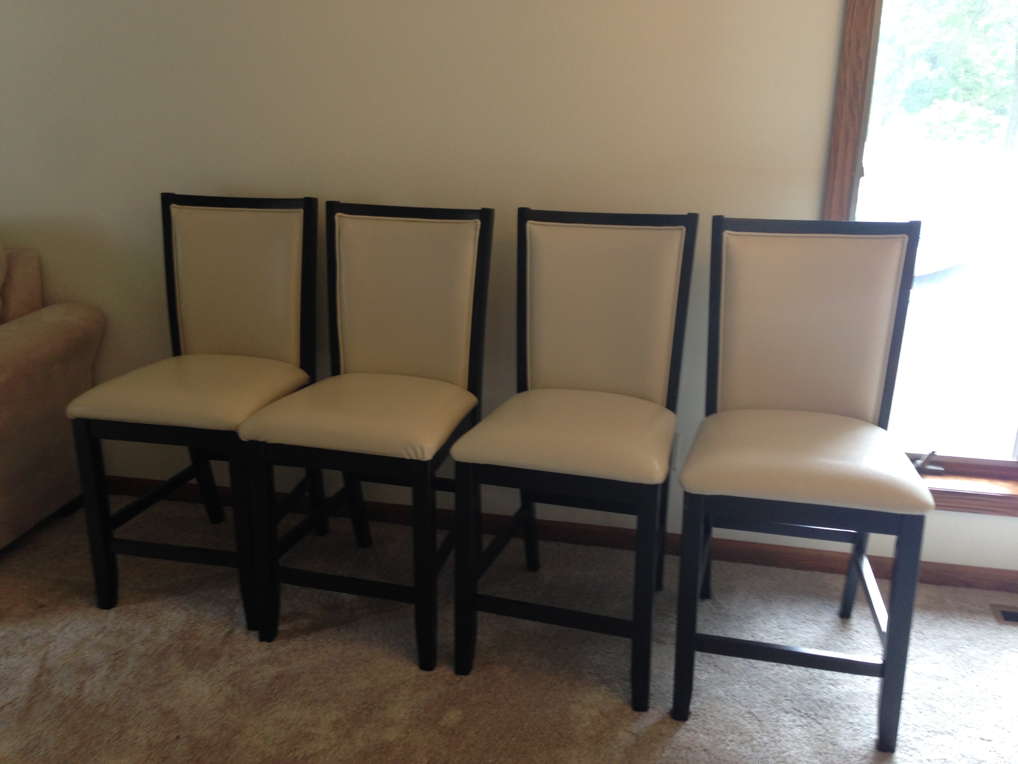 lot 1 image: 4 Ashley Trishelle Counter Height Chairs