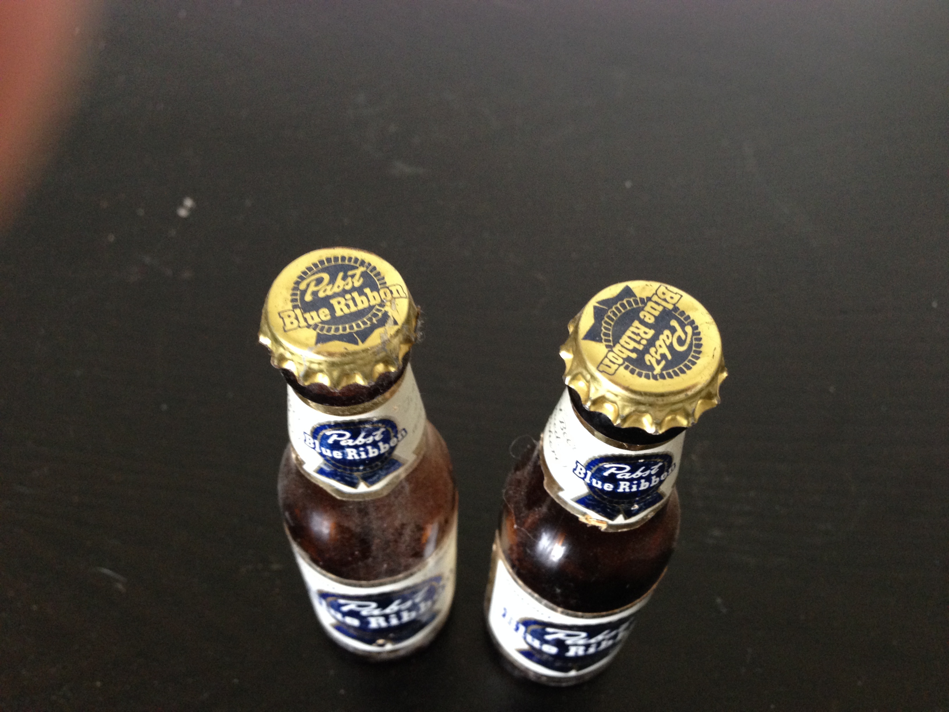 lot 67 image: Pabst Blue Ribbon Mini Bottles