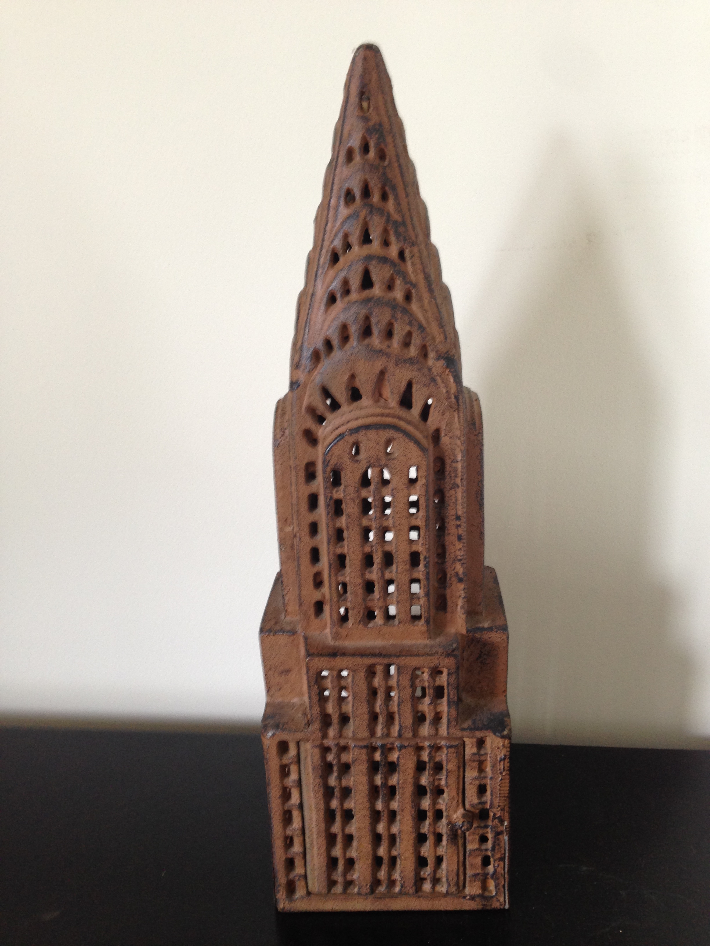 lot 73 image: Heavy Metal Sculpture  Candle Holder