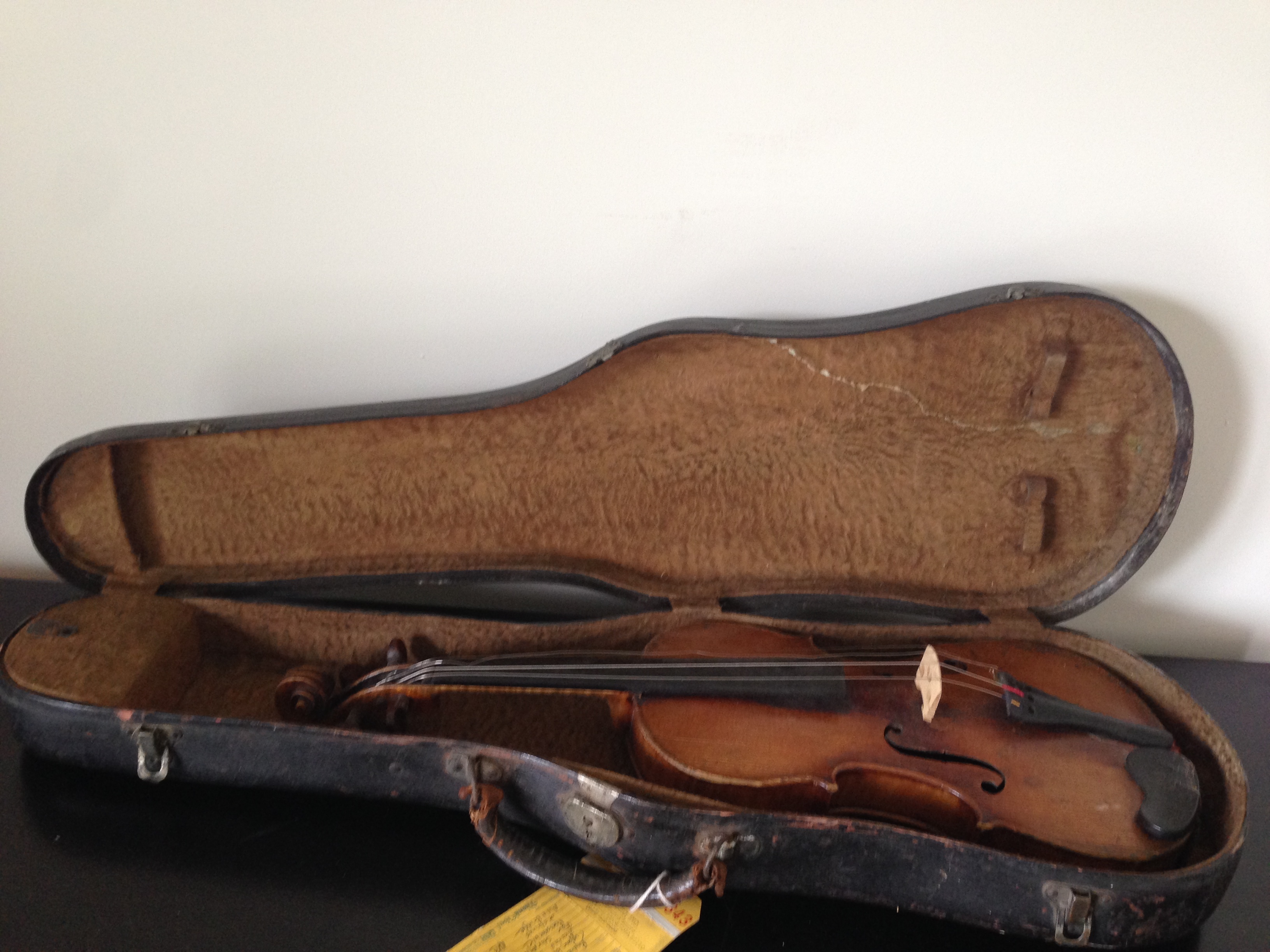 lot 78 image: Antique Violin and Case